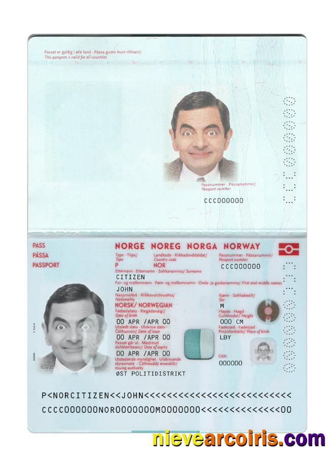 Norway passport new 2021-present